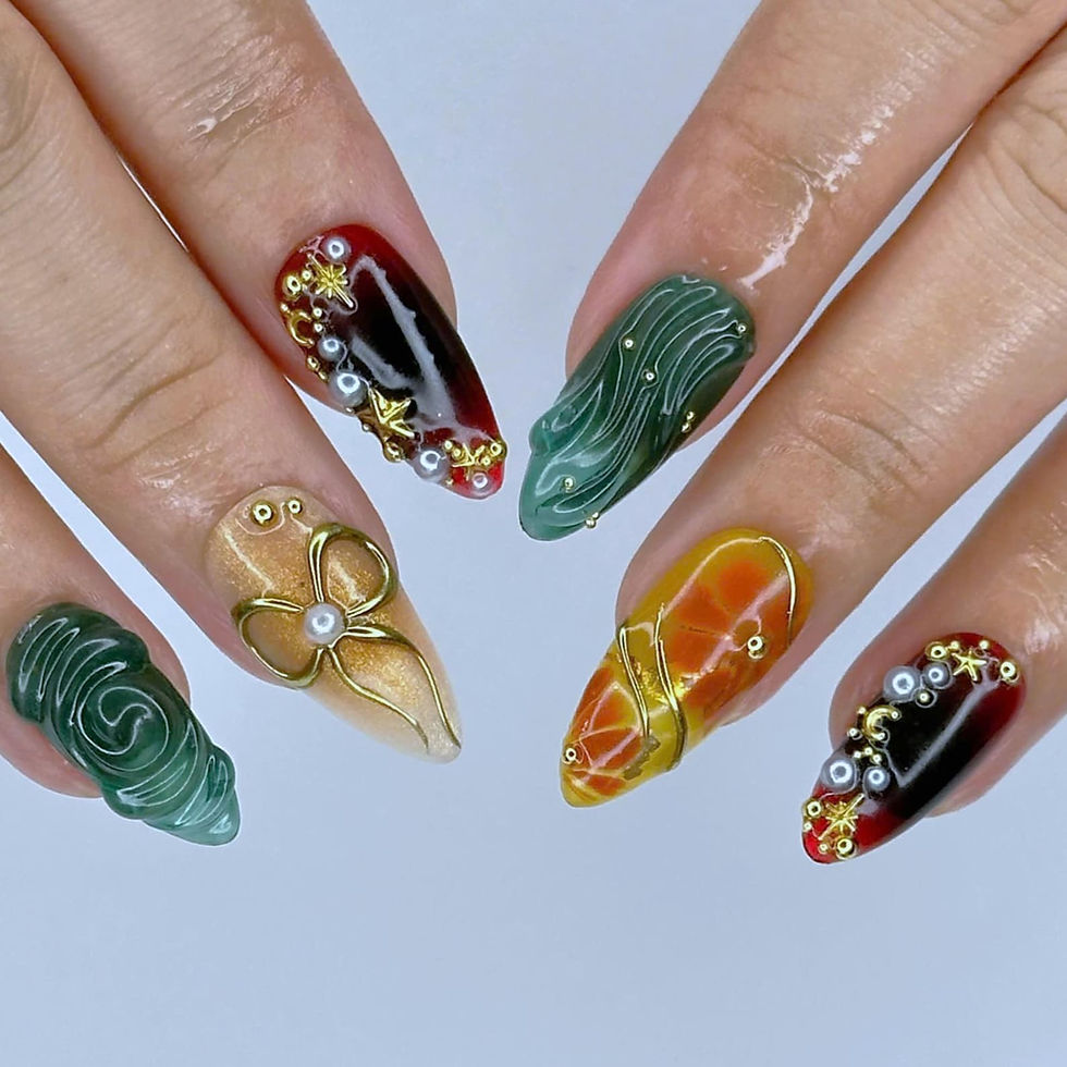 Thumbnail: press on nails, custom nails, fake nails, Nails Art