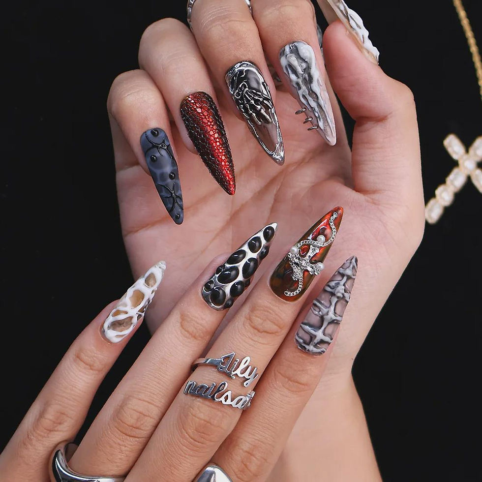 Thumbnail: press on nails, custom nails, fake nails, Nails Art, custom nail