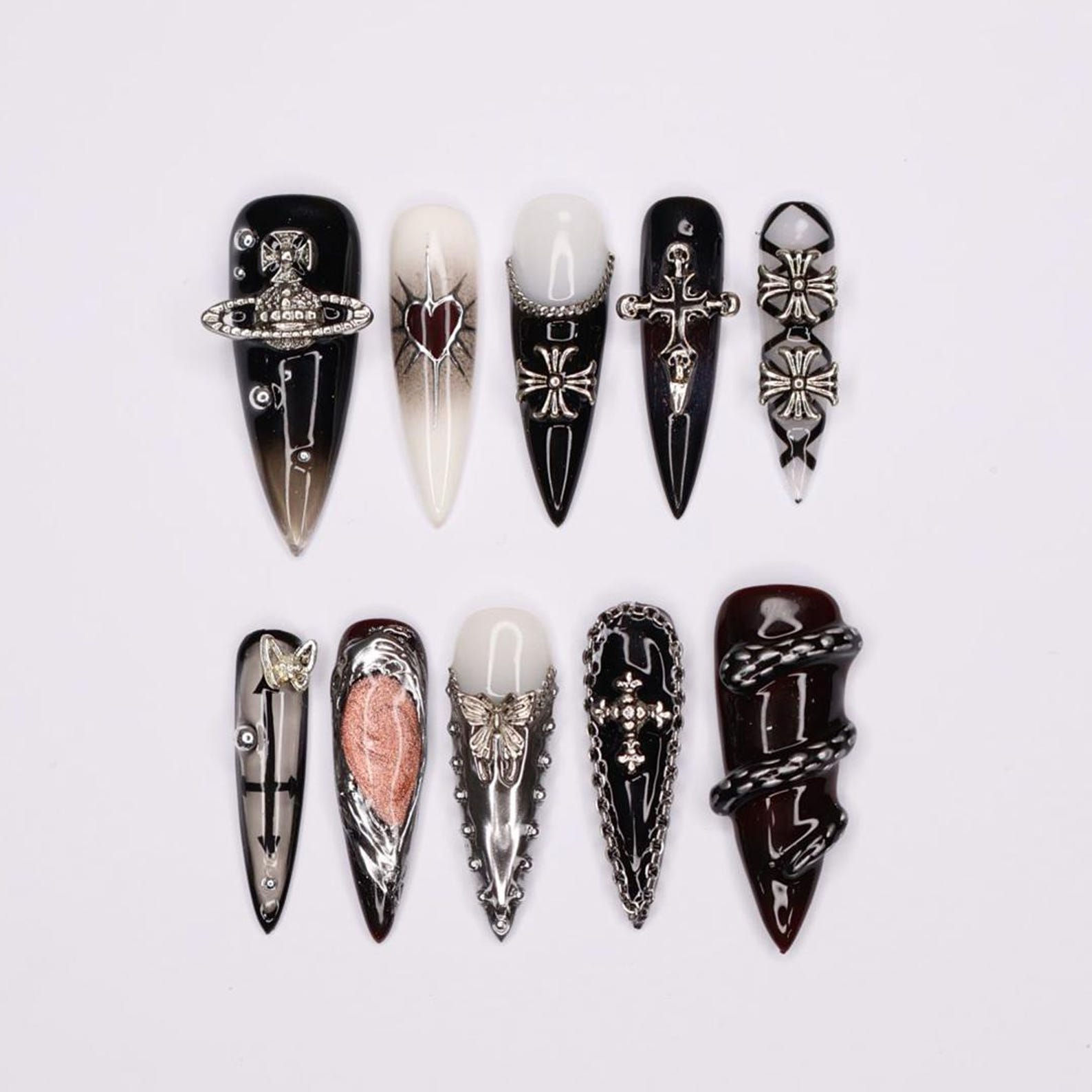 press on nails, custom nails, fake nails, Nails Art, custom nail