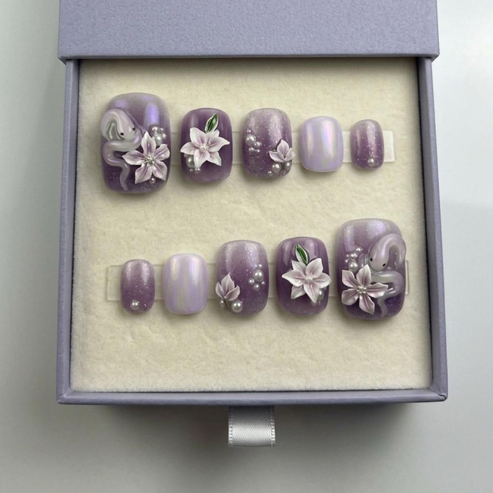 Thumbnail: press on nails, custom nails, fake nails, Nails Art, custom nail, Gift for her