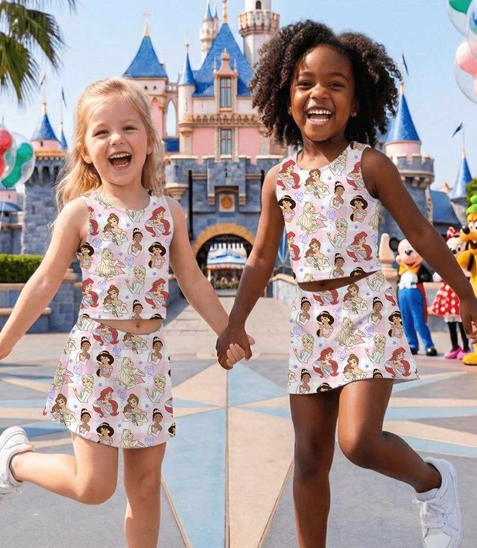 Thumbnail: Princess Family Vacation Theme Park Outfit, Mom and Me Matching Dress Set
