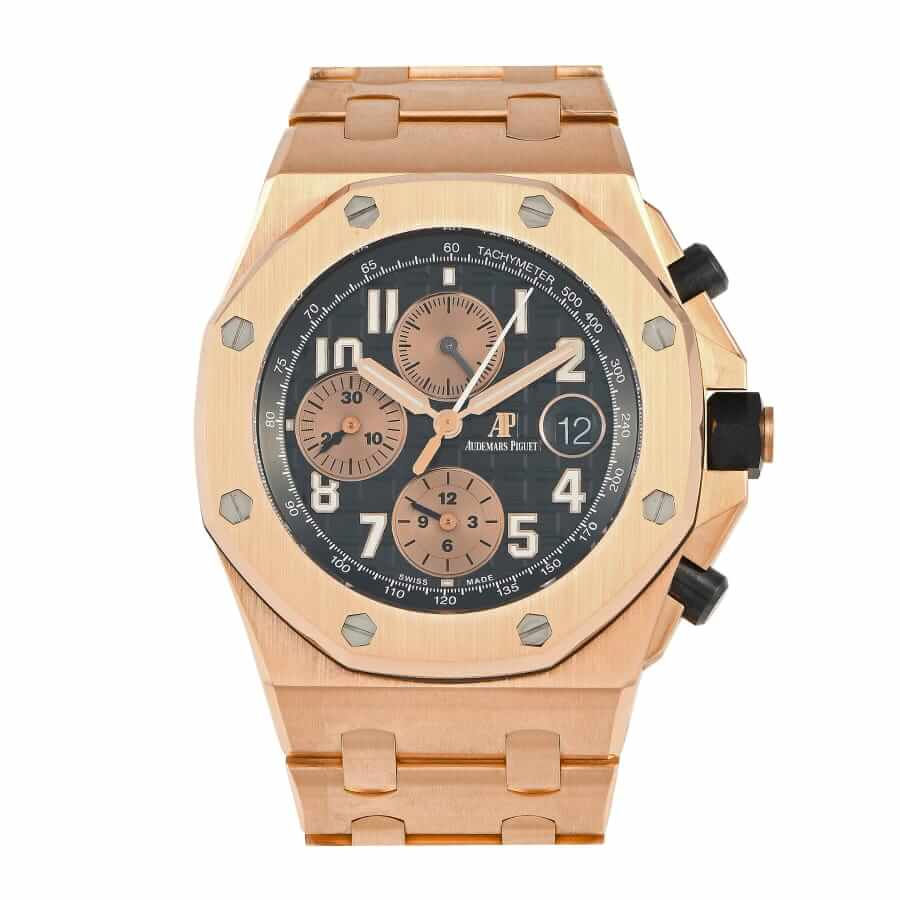 Audemars Piguet Royal Oak Offshore 26470OR Rose Gold Chronograph Watch