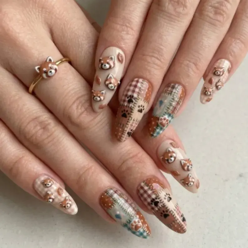 press on nails, custom press on nails, fake nails, Nails Art