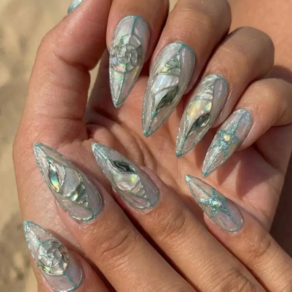 press on nails, custom press on nails, fake nails, Nails Art