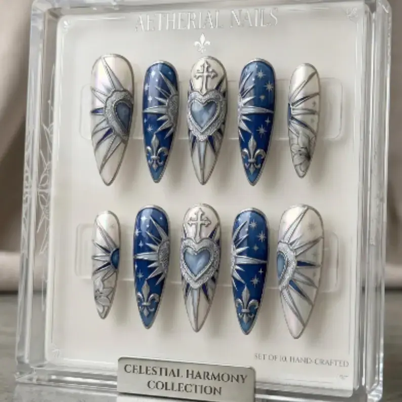 press on nails, custom press on nails, fake nails, Nails Art