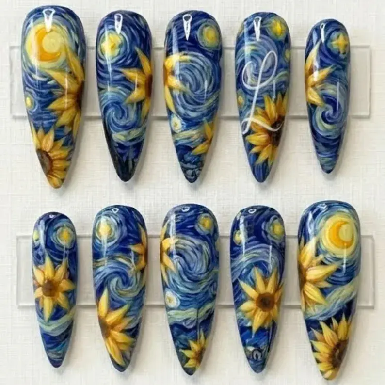 press on nails, custom press on nails, fake nails, Nails Art