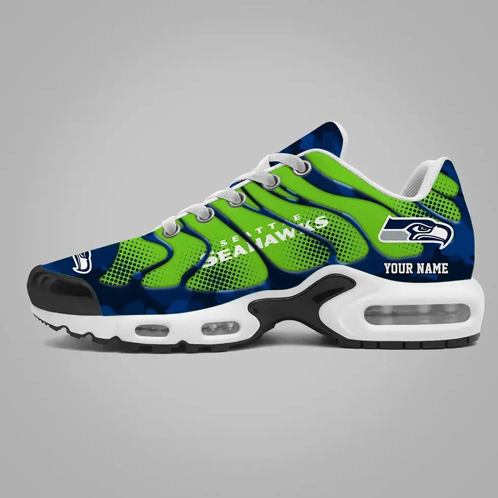 Thumbnail: Seattle Seahawks Personalized NFL Air Max Shoes