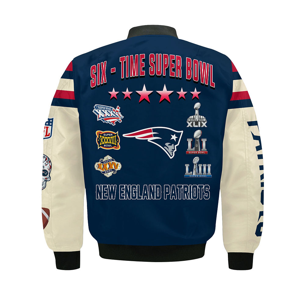 Thumbnail: New England Patriots X Champions Design Bomber Jacket SFAT