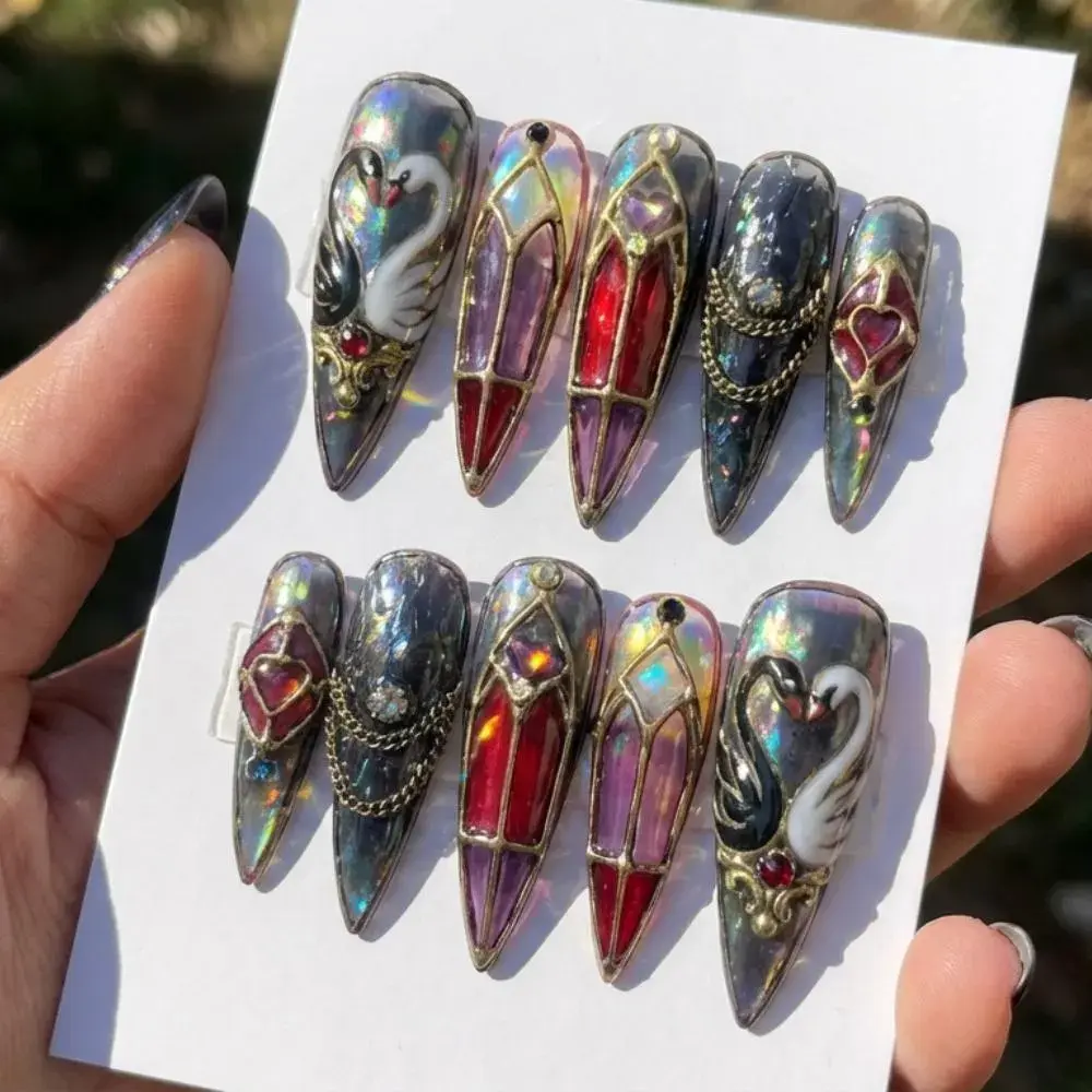 press on nails, custom press on nails, fake nails, Nails Art