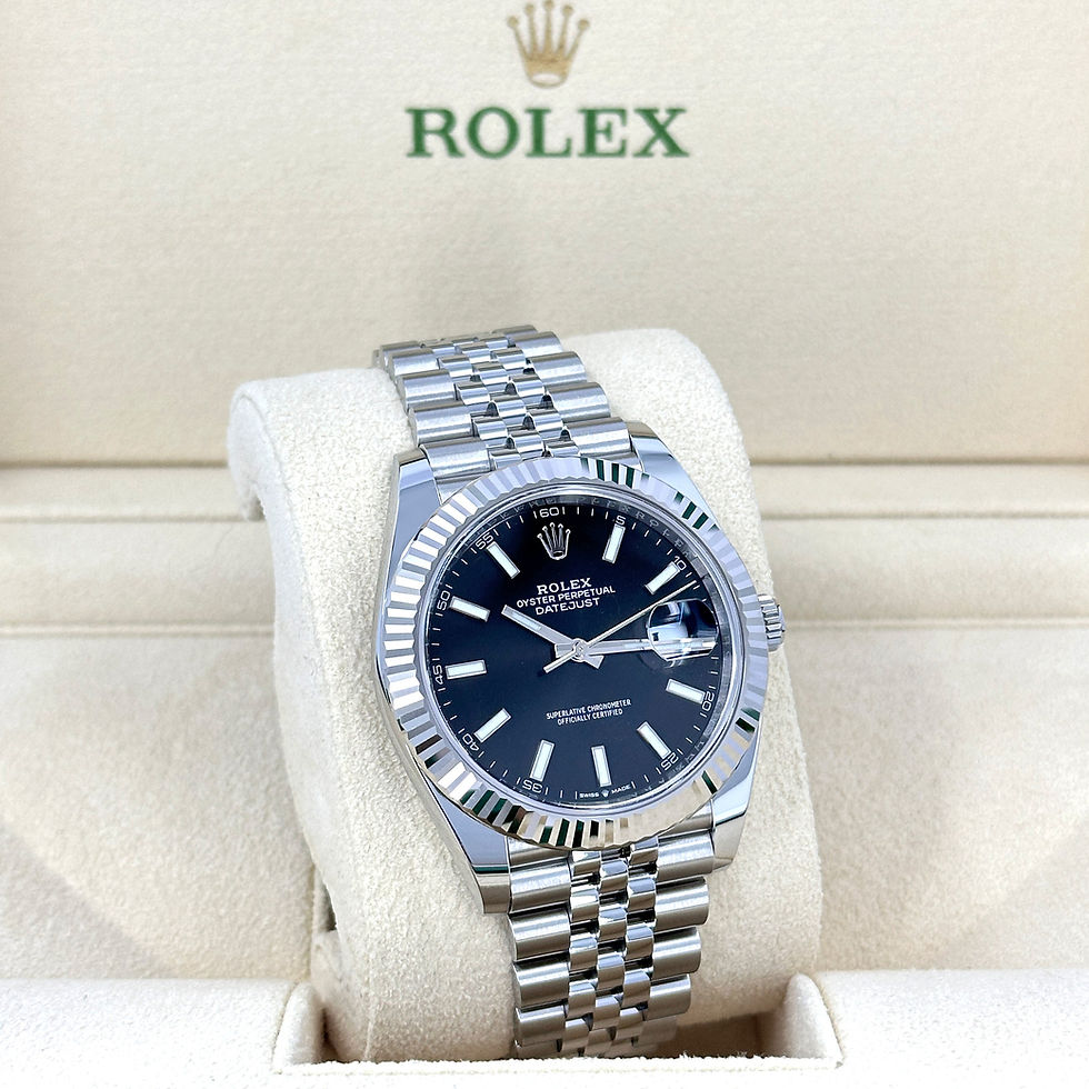 Thumbnail: Rolex Datejust 41 Oystersteel and white gold Ref# 126334-0018