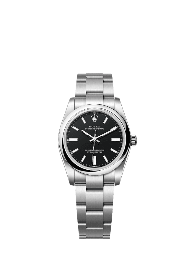 Rolex Oyster Perpetual, Oystersteel, 34mm Ref# 124200-0010