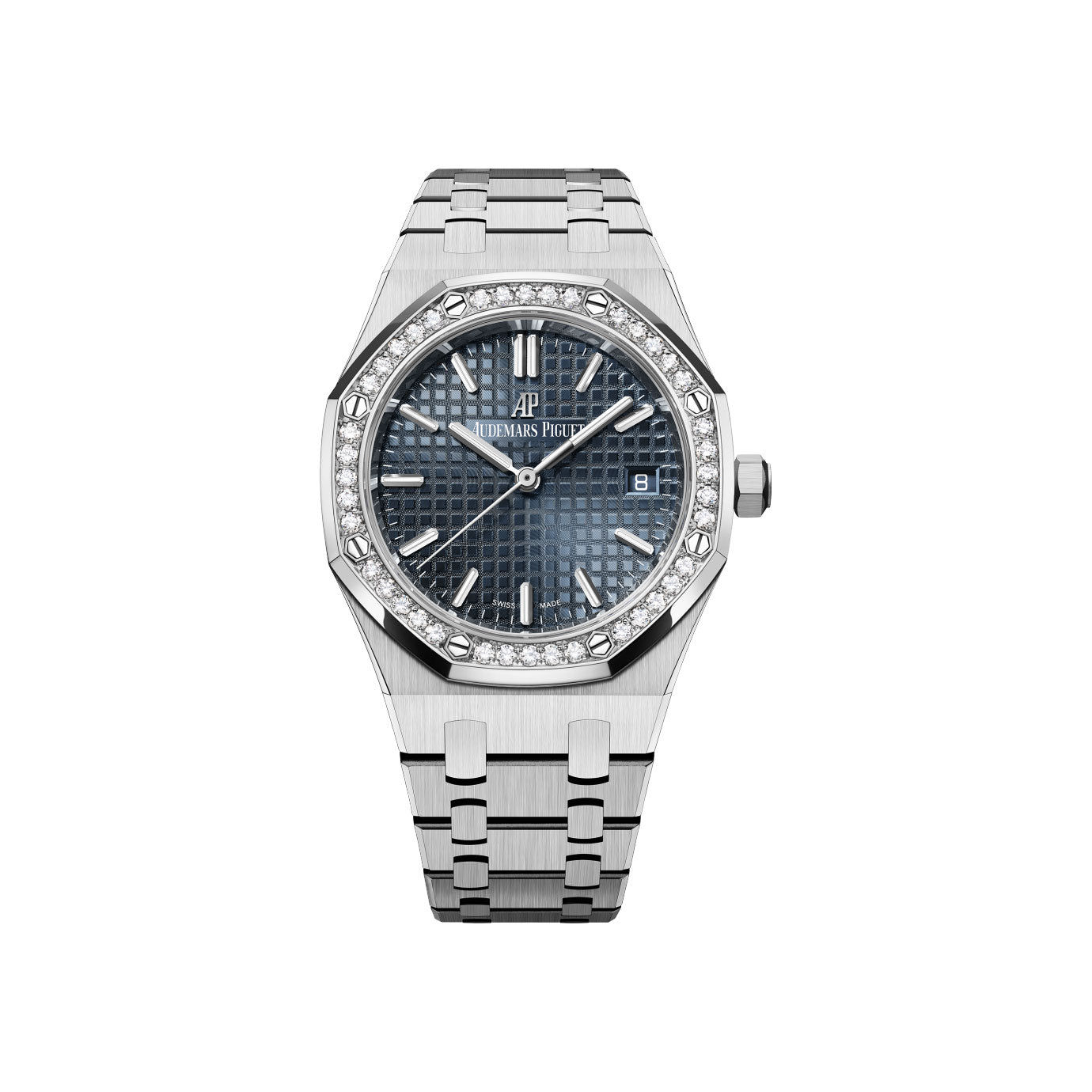 Audemars Piguet Royal Oak, 34mm Blue-grey Dial Ref# 77351ST.ZZ.1261ST.01