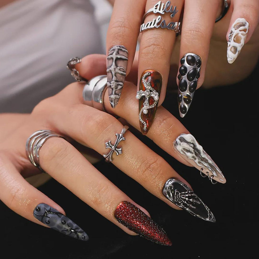 Thumbnail: press on nails, custom nails, fake nails, Nails Art, custom nail
