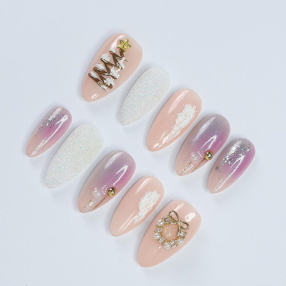 Thumbnail: press on nails, custom press on nails, fake nails, Nails Art
