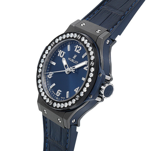 Thumbnail: Hublot Big Bang, Ceramic Blue Diamonds, 38mm Ref# 361.CM.7170.LR.1204
