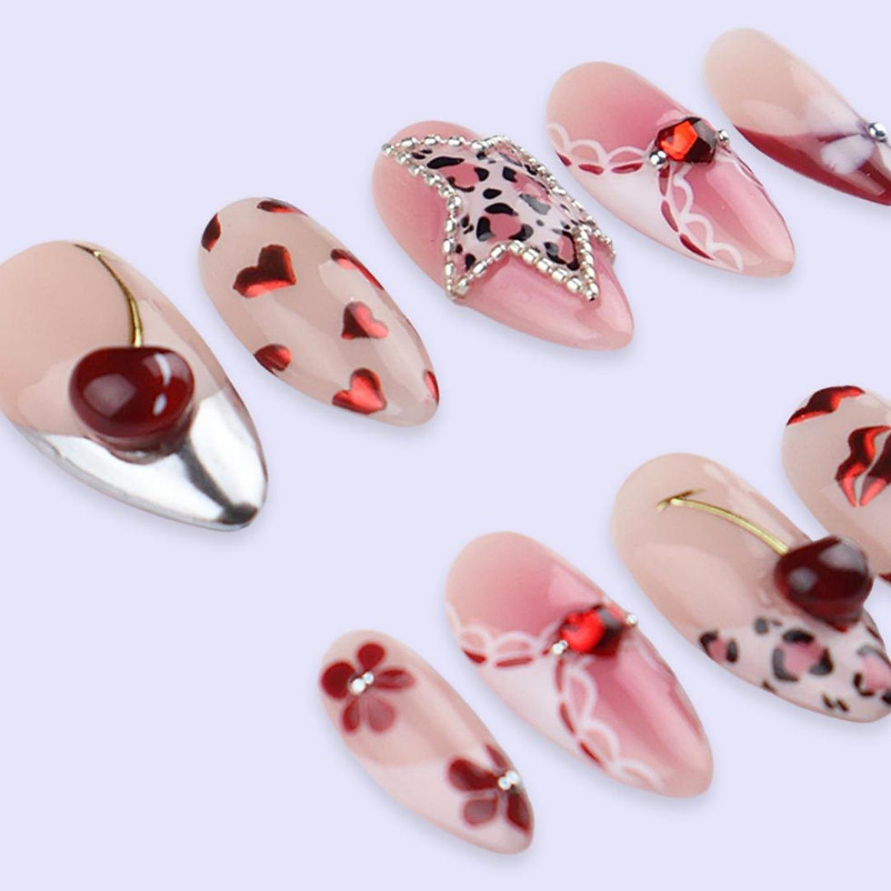 Thumbnail: press on nails, custom nails, fake nails, Nails Art, custom nail