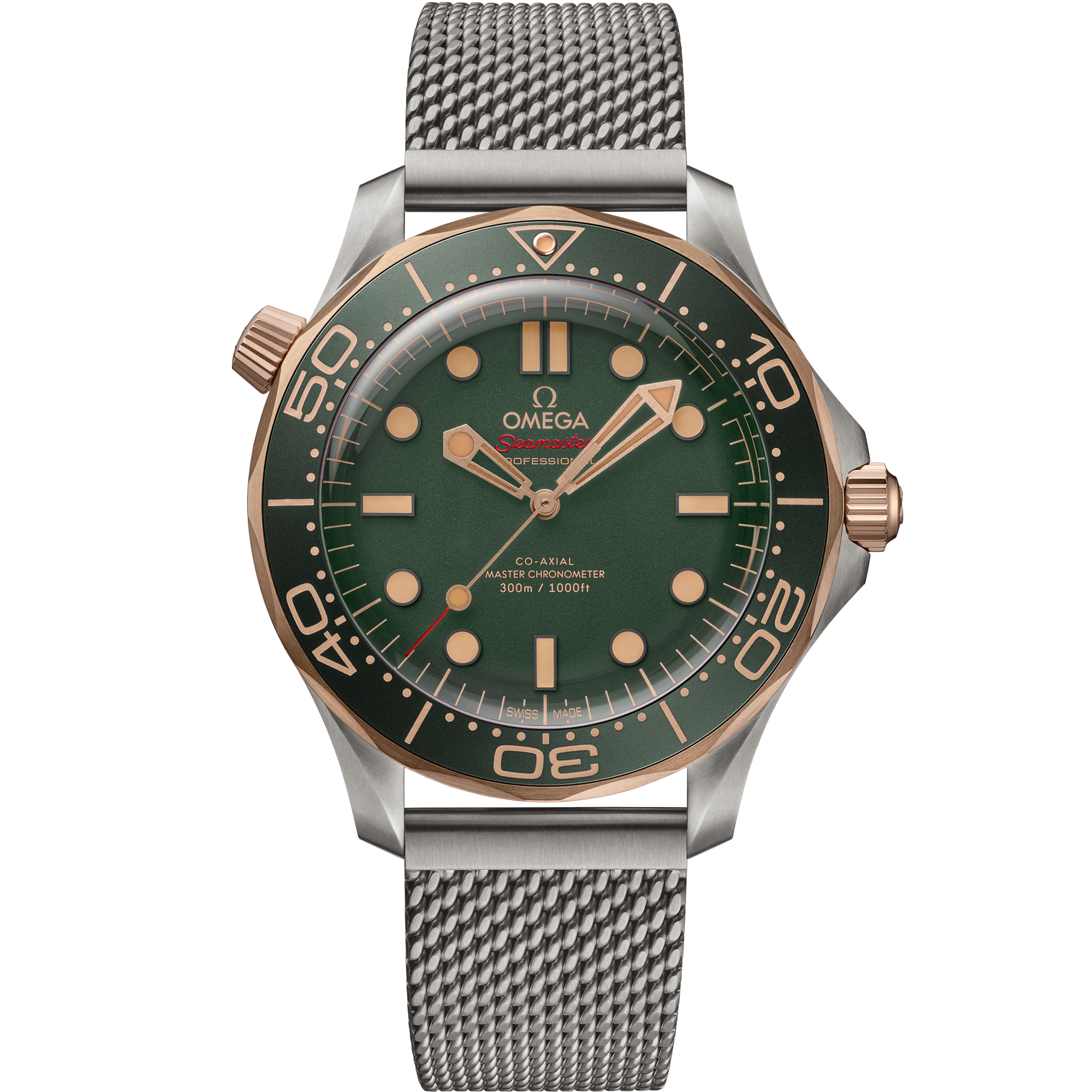 Omega Seamaster Diver 300m, Titanium & 9K Bronze Gold Ref# 210.90.42.20.10.001