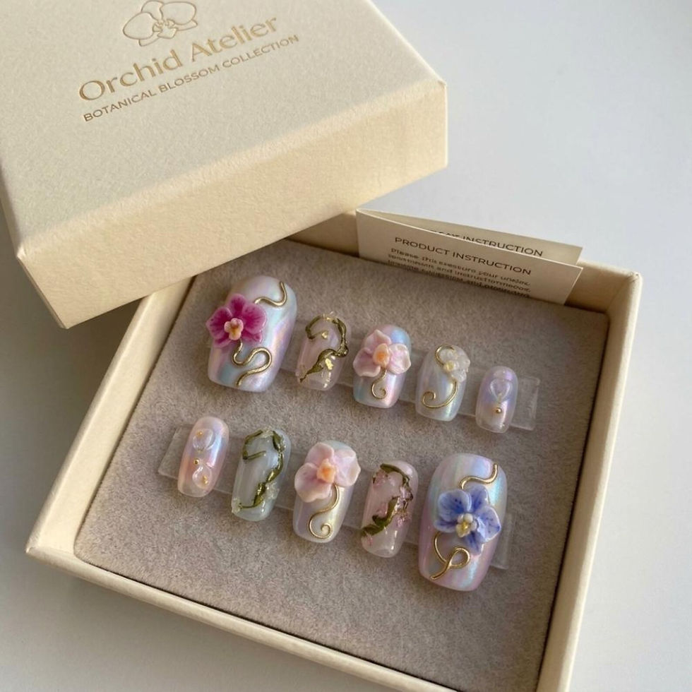 Thumbnail: press on nails, custom nails, fake nails, Nails Art, custom nail, Gift for her