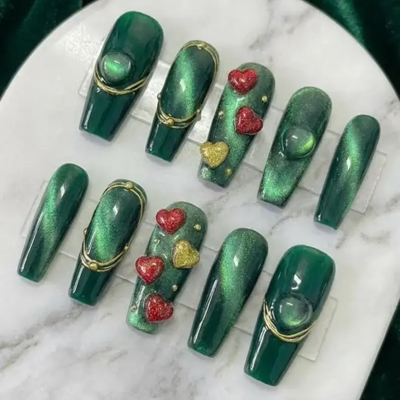 press on nails, custom press on nails, fake nails, Nails Art
