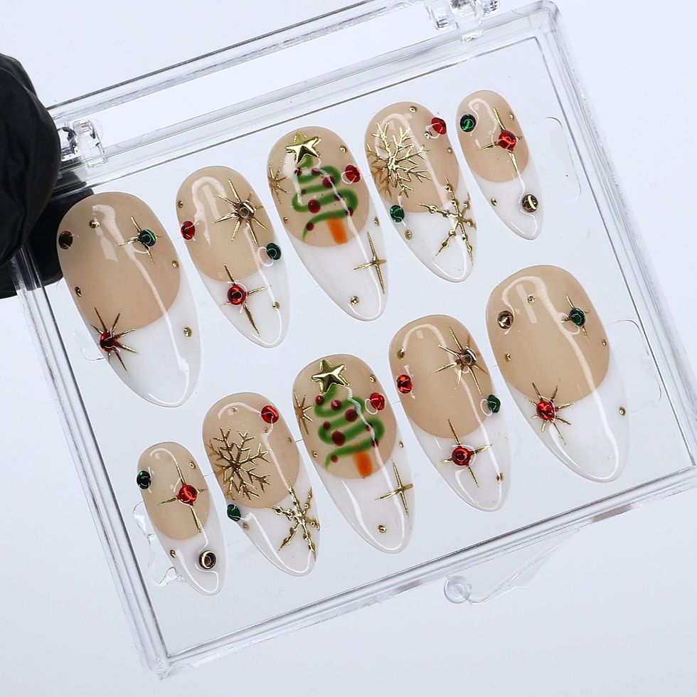 Thumbnail: press on nails, custom press on nails, fake nails, Nails Art