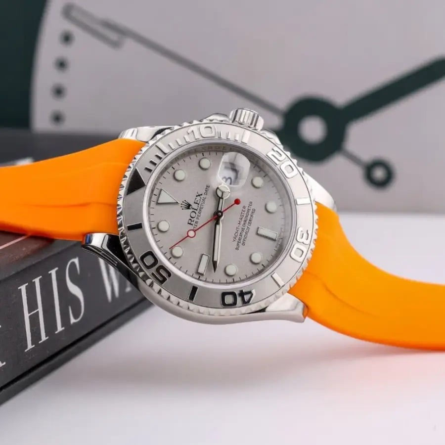 Thumbnail: Yacht-Master Rubber Strap – Orange