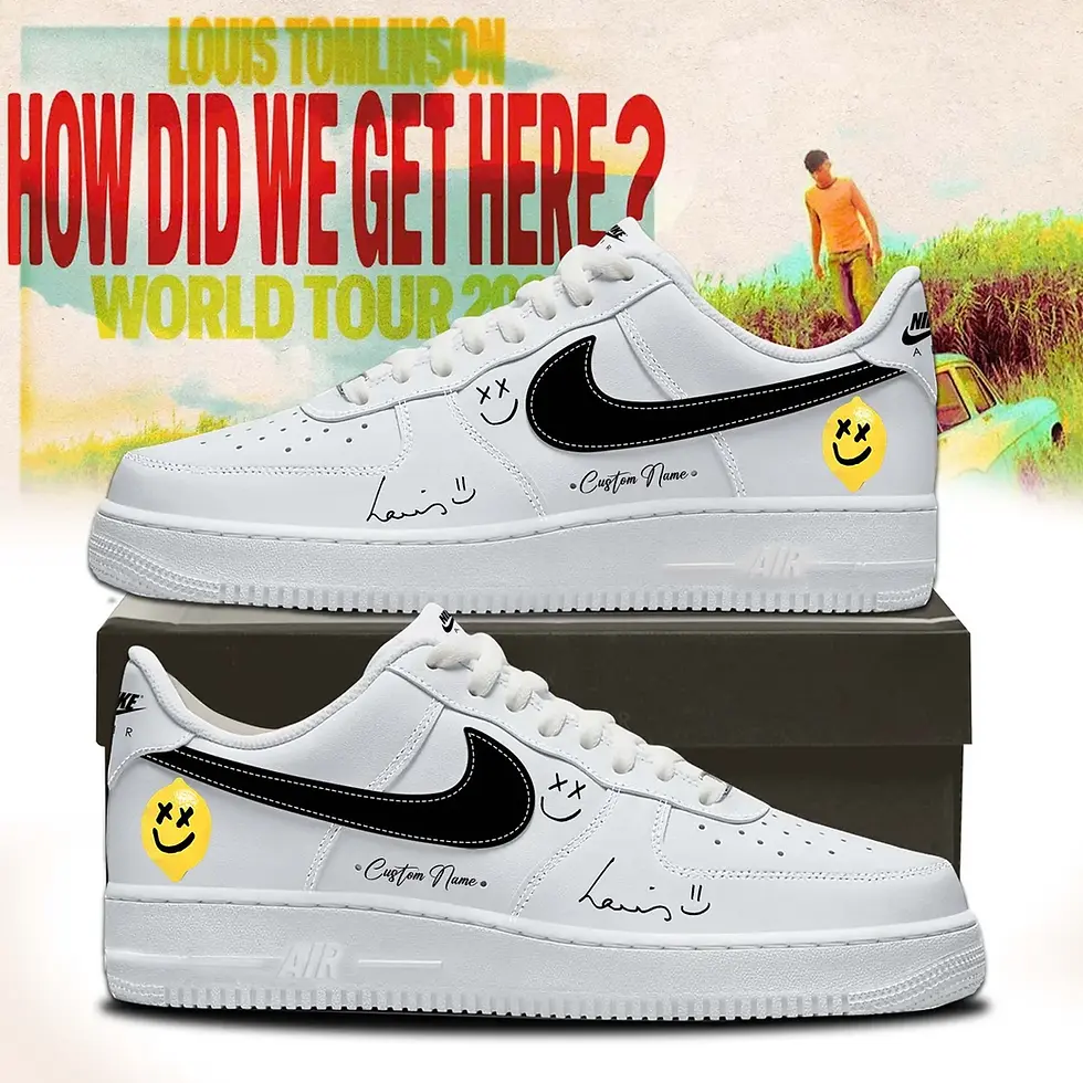 Thumbnail: LOUIS How Did We Get Here? Tour Custom Air Force 1 - Air Jordan 1 Shoes Sneaker