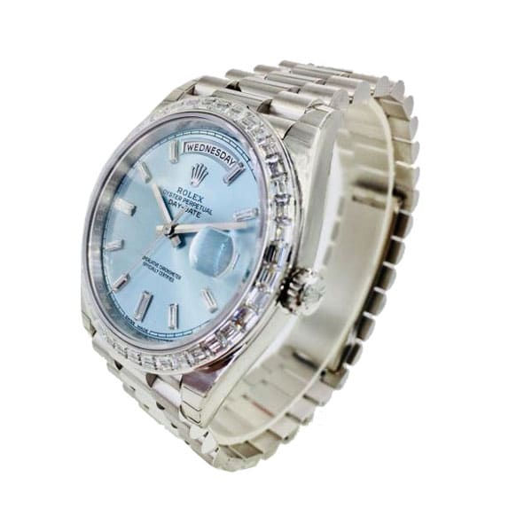 Thumbnail: Rolex Day-Date 228396TBR001 Ice Blue 40 MM