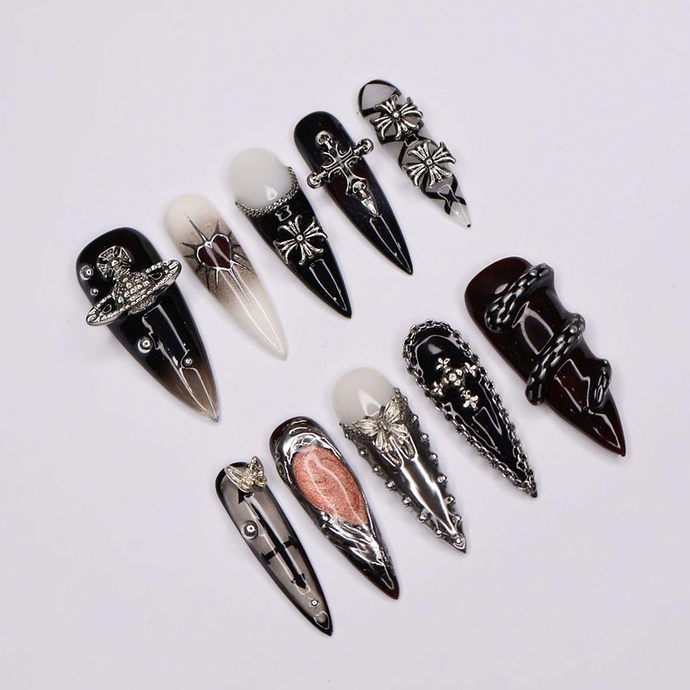 Thumbnail: press on nails, custom nails, fake nails, Nails Art, custom nail