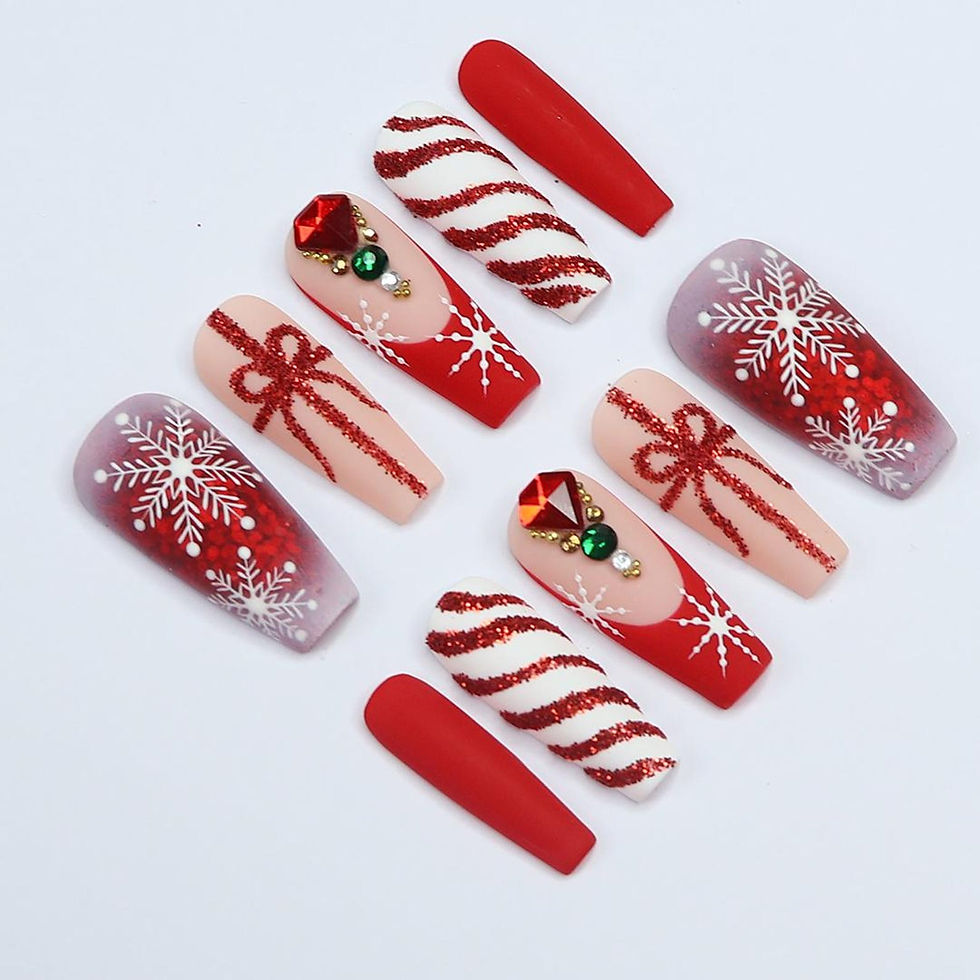 Thumbnail: press on nails, custom press on nails, fake nails, Nails Art