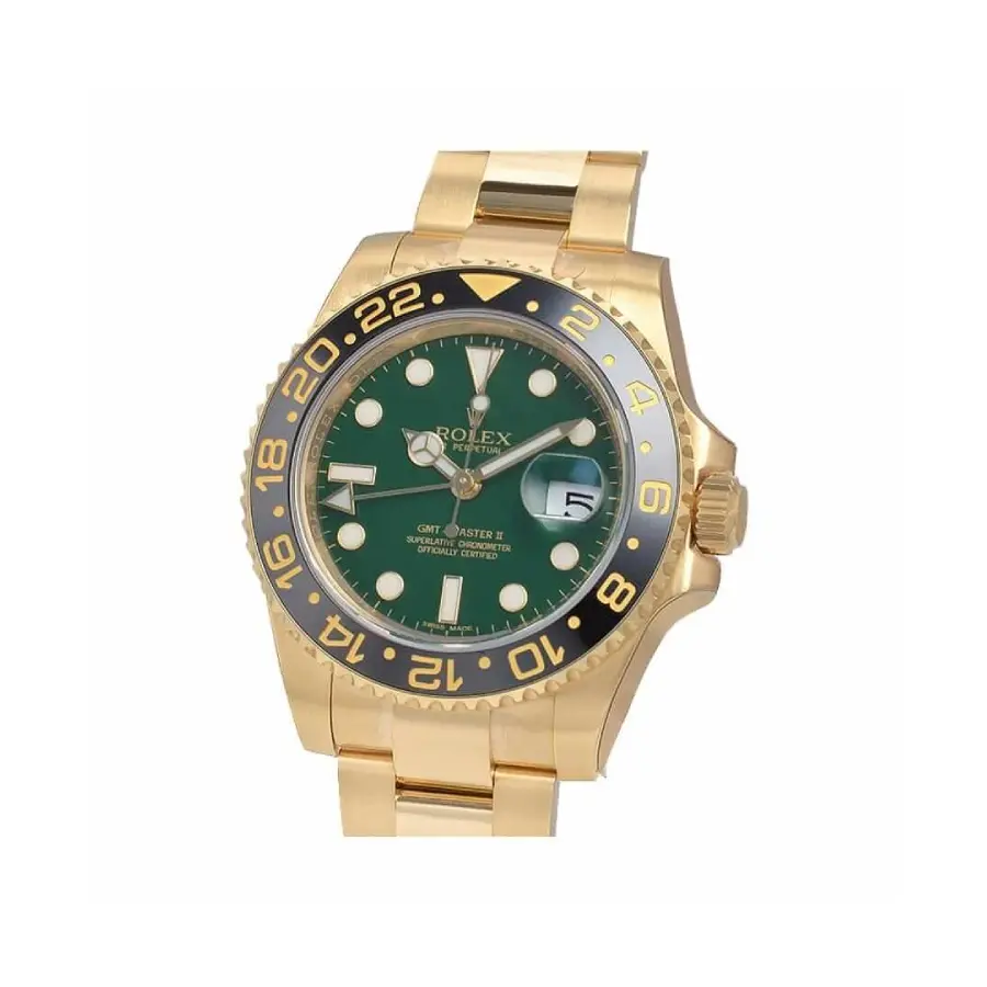 Thumbnail: Rolex GMT-Master 11678LN Green Dial Automatic Watch