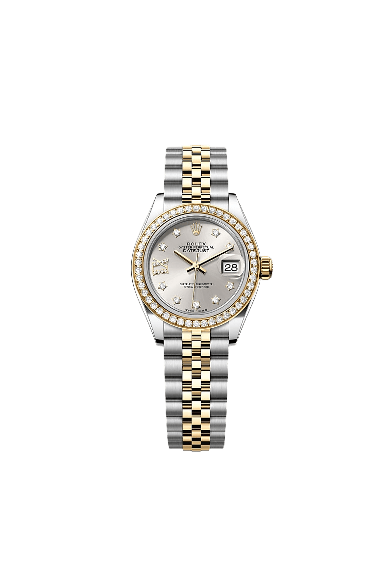 Rolex Lady-Datejust, Oystersteel, yellow gold & diamonds Ref# 279383RBR-0003
