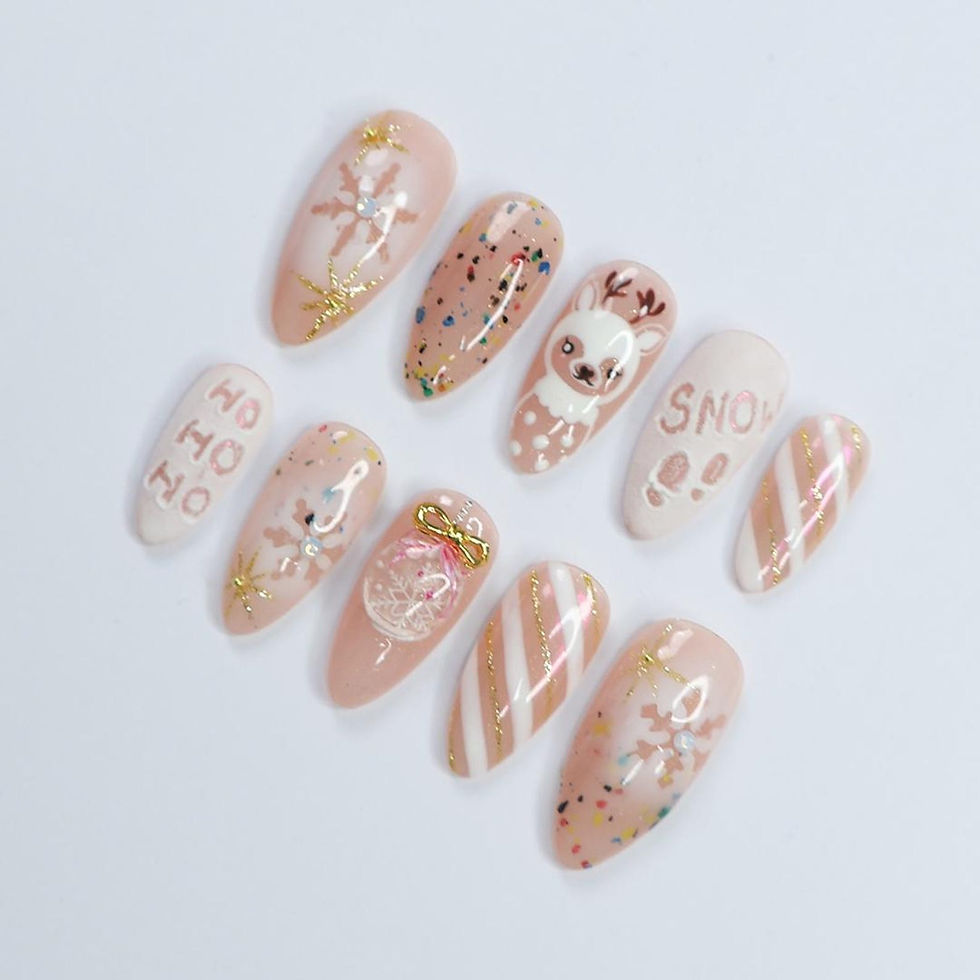 Thumbnail: press on nails, custom press on nails, fake nails, Nails Art