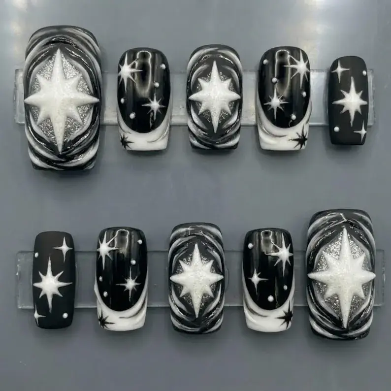 press on nails, custom press on nails, fake nails, Nails Art