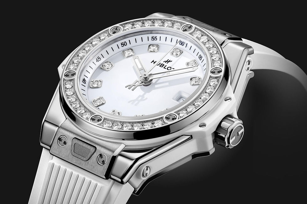 Thumbnail: Hublot Big Bang One Click Steel White Diamonds Ref# 485.SE.2210.RW.1204