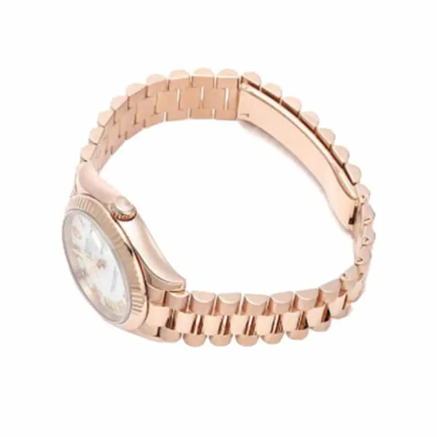 Thumbnail: Rolex Datejust 278275 Rose Gold-Tone White Roman Dial Watch