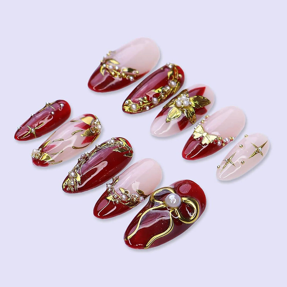 Thumbnail: press on nails, custom press on nails, fake nails, Nails Art