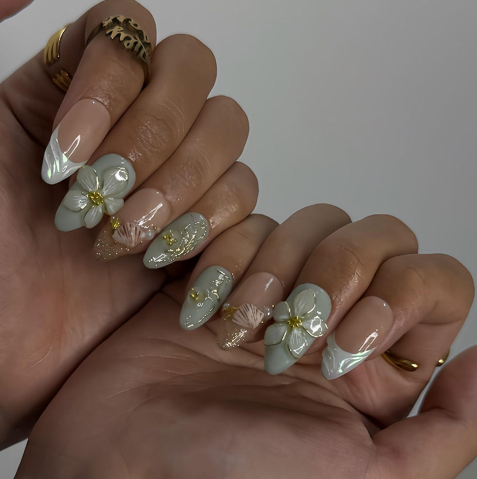 Thumbnail: press on nails, custom press on nails, fake nails, Nails Art