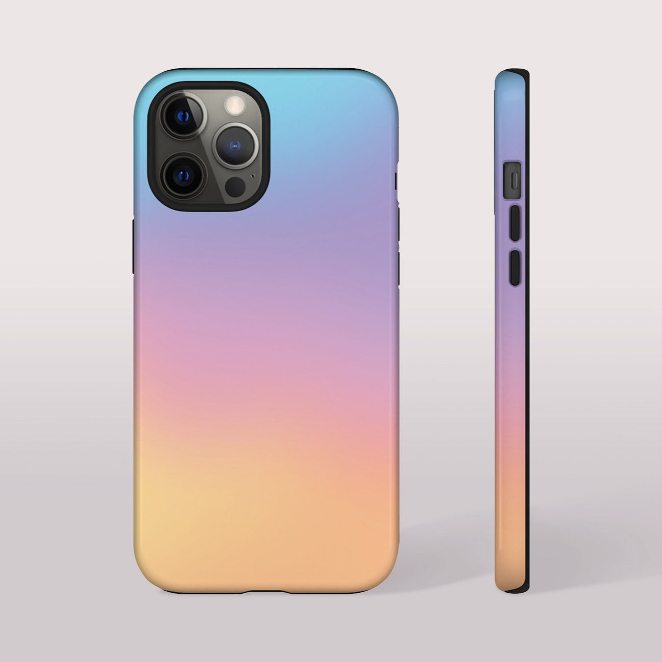 Aura Gradient Phone Case, iPhone 17 Pro Max Case, iPhone 16 Case, Cute Phone Cas
