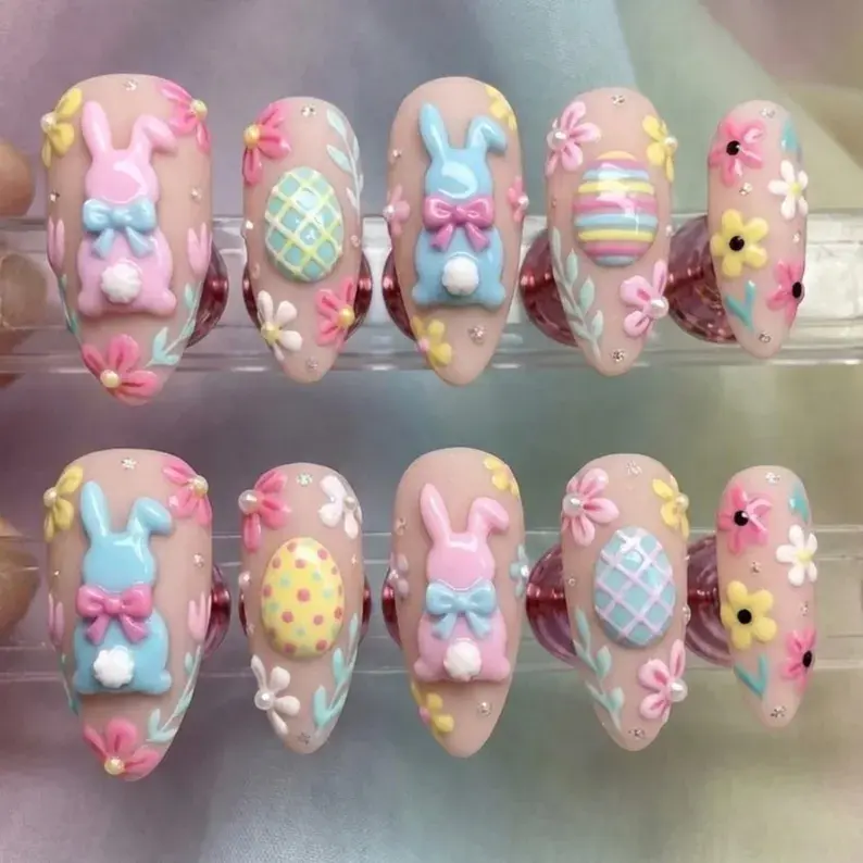 press on nails, custom press on nails, fake nails, Nails Art