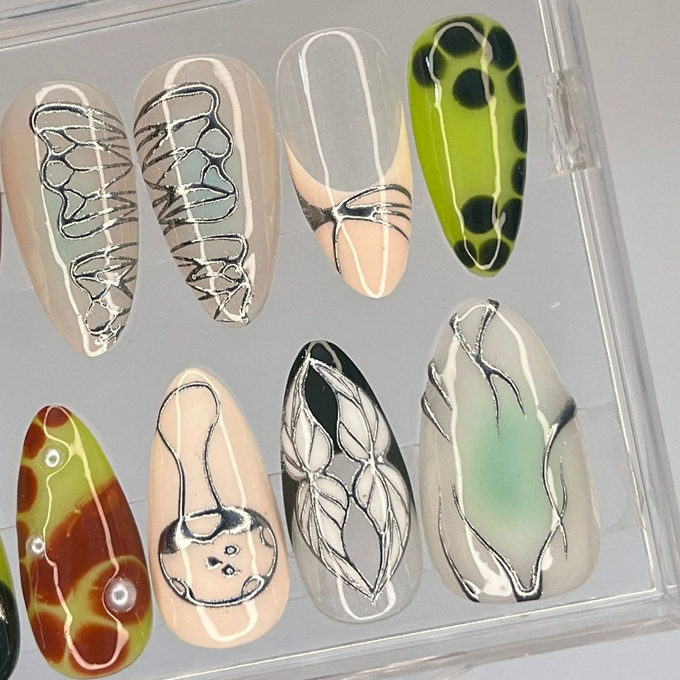 Thumbnail: press on nails, custom nails, fake nails, Nails Art, custom nail