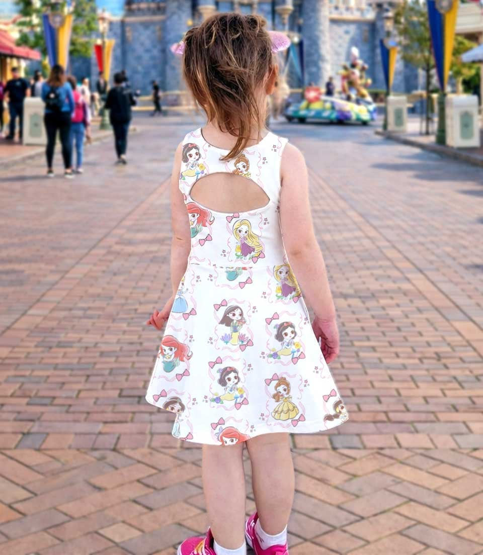 Thumbnail: Women’s Princesses, Family Matching Athletic Dress and Skort Outfit