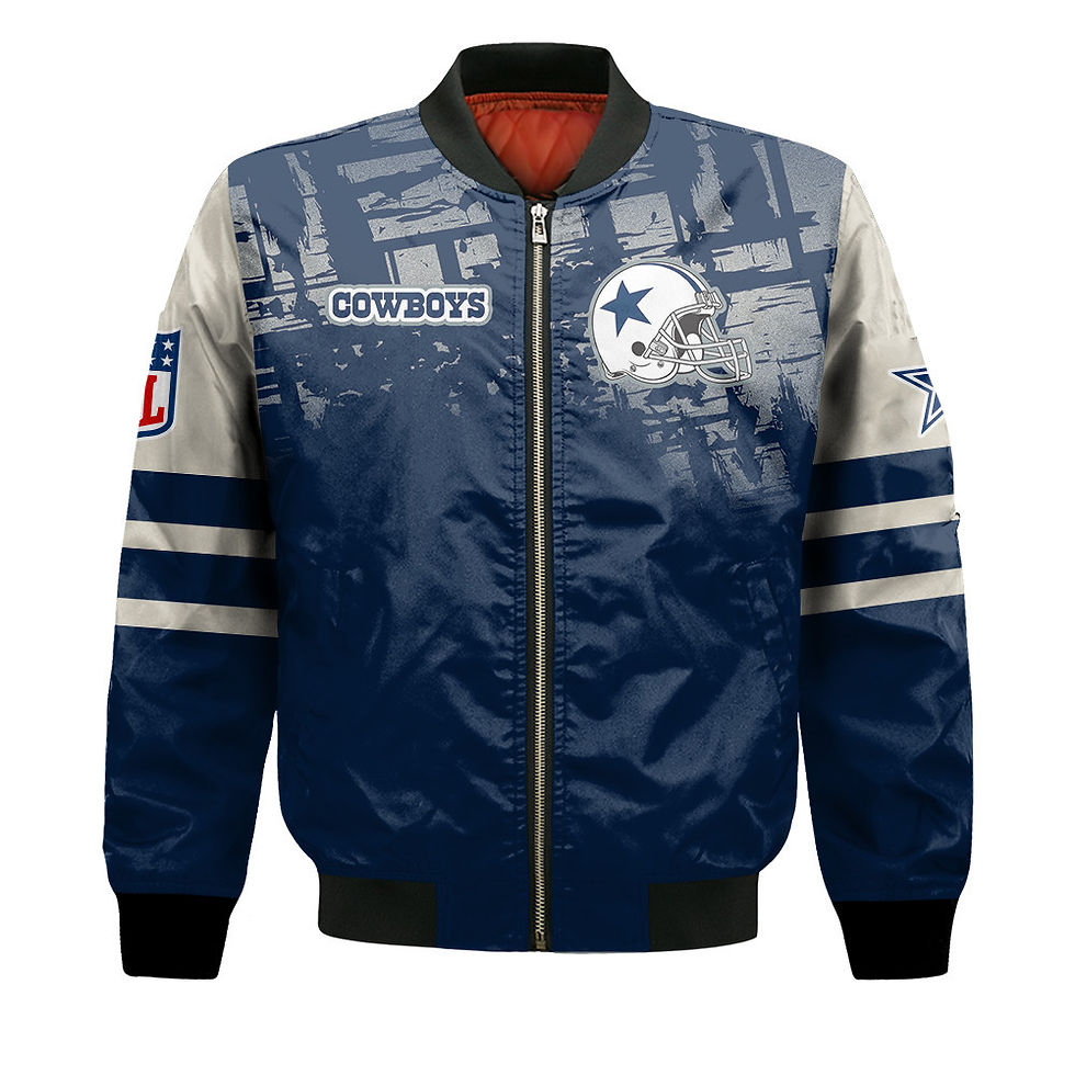 Thumbnail: Dallas Cowboys Football Team 2024 - 25 A Class Above Bomber Jacket