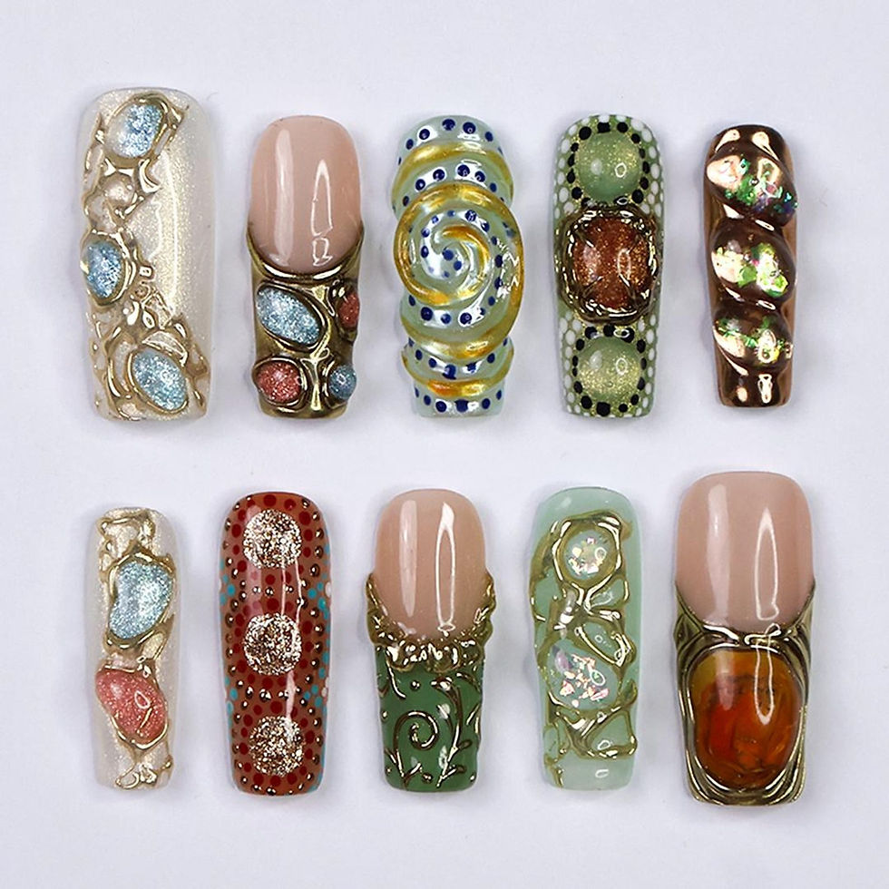 press on nails, custom nails, fake nails, Nails Art