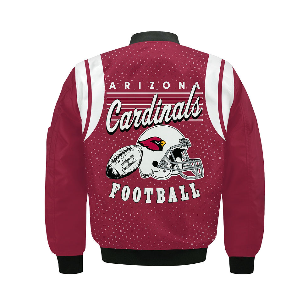 Thumbnail: Arizona Cardinals National Football League 2024 Make Your Mark Bomber Jacket