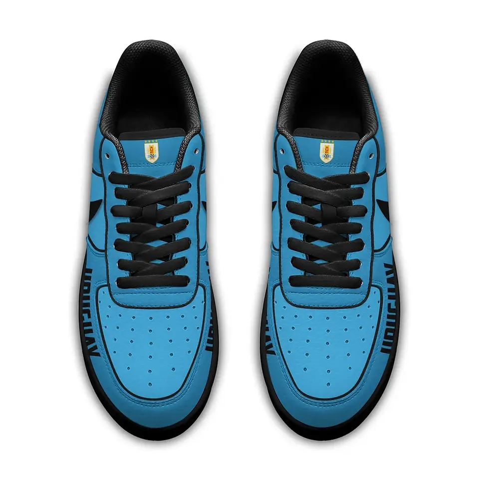 Thumbnail: Uruguay Premium WC26 Soccer Fan Custom Air Force 1 - Air Jordan 1 Shoes Sneaker