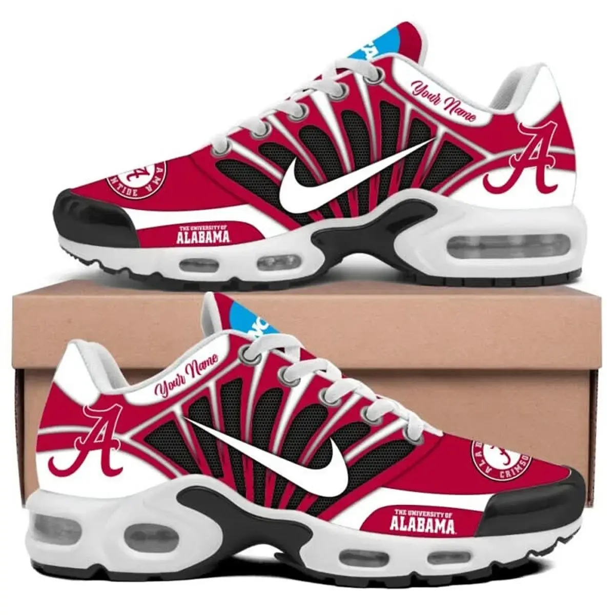 Alabama Crimson Tide Custom Air-Style Sneakers