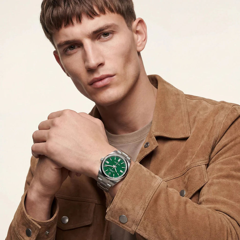 Thumbnail: Rolex Oyster Perpetual Automatic Watch With Domed Bezel