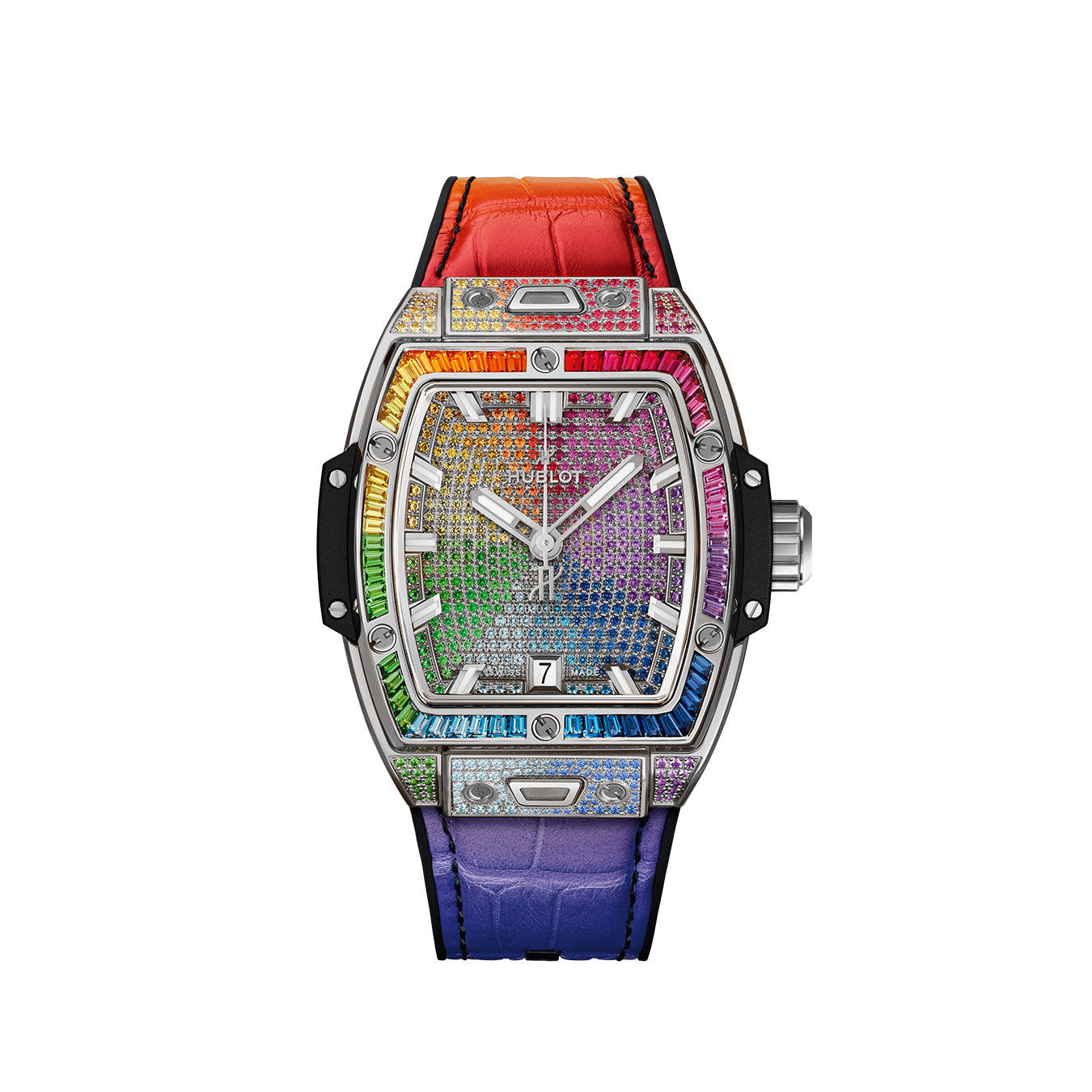 Hublot Spirit of Big Bang Titanium Rainbow Ref# 662.NX.9900.LR.0999