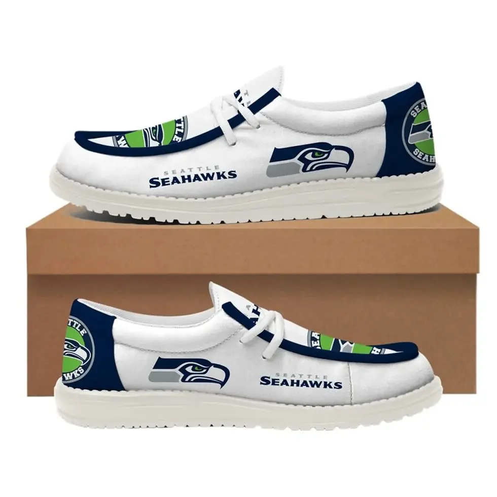 Thumbnail: Seattle Seahawks Loafer Shoes Shoes