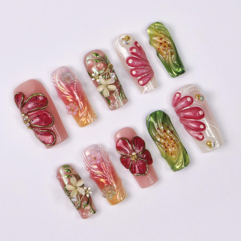 Thumbnail: press on nails, custom nails, fake nails, Nails Art